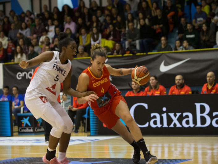 Partido España Francia baloncesto femenino